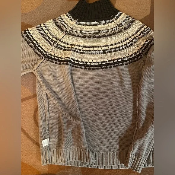 Knit Fair Isle sweater with Raglan sleeves, M - Picture 7 of 8